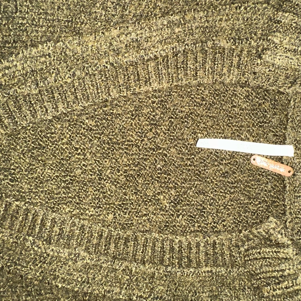 Free People Olive Greenish Knit Sweater
